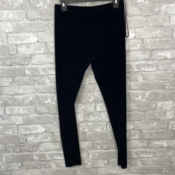 Eileen Fisher Stretch Velvet Knit Leggings - Picture 3 of 6